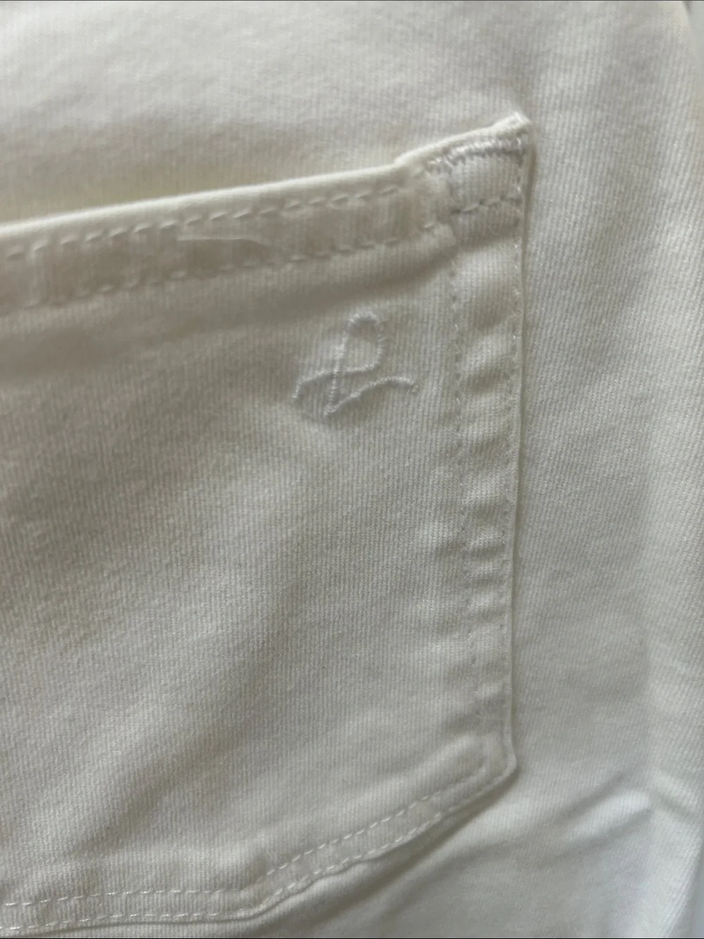 DL1961 Off-White Skinny Ankle Jeans